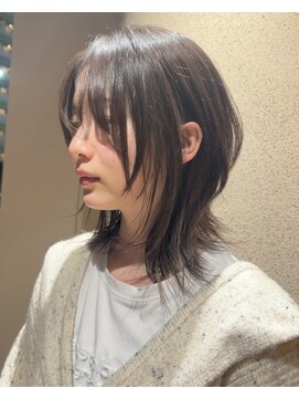 チャコレ パーチ 北千住店(Chacolle perch) ミディアムレイヤー × ブルーブラック