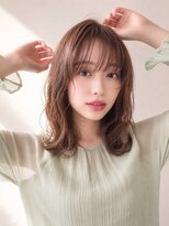 ウィーニード 栄(WENEED)&nbsp;シアーベージュ×韓国ウェーブミディ