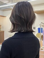 パークレーン アイス イヴェン アネックス(PARK LANE ICI yeven.anx)&nbsp;自然な縮毛矯正レイヤーボブ切っぱなしボブブリーチなしカラー栄