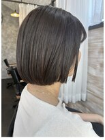 アンレーブ ヘア メイク&nbsp;艶感ブラウン×コンパクトボブ/20代30代40代/秋カラー