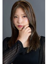 アンアタッシュ(UNE ATTACHE)&nbsp;Contrast Edge｜陰影をまとうバレイヤージュ×ストレート