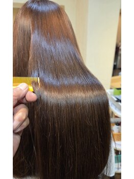 美容室 ザ ニューラインの写真/ダメージが気になるヘアーも輝く！明るい白髪染めにチャレンジして理想の髪色へ♪