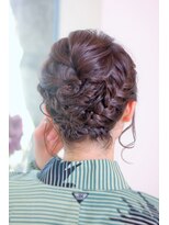 ヴェリテ(Verite produced by LA'BO)&nbsp;【Verite】夏祭り浴衣編み込みアレンジ