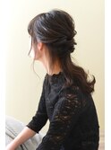 簡単ハーフアップアレンジ   stylist ユリ