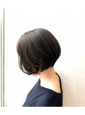 丸みショートボブ