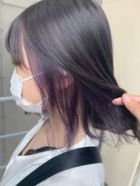 ジーナ 渋谷駅前(Zina)&nbsp;【Zina渋谷】カシスピンクカラー×シースルー前髪