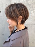 【Le'a 中野】ハイライト ショート 耳かけ