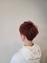 ヘアー ラヴワン 大泉(hair love One)&nbsp;メンズショート×ボルドー