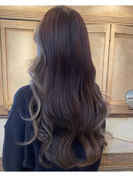 ロージアバイアルティナ(ROSIER by artina) イヤリングシルバー×アメジストブラウン