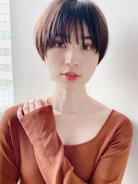 クィーンズガーデンバイケーツーギンザ(QUEEN’S GARDEN by K two GINZA) [K-two銀座]シフォンブラウン/コンパクト小顔ショートヘア[銀座]