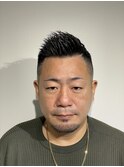 40代イケオジフェードべリーショート！ソフモヒ風外国人ショート