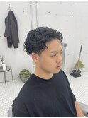 メンズ、パーマ、スパイラルパーマ25