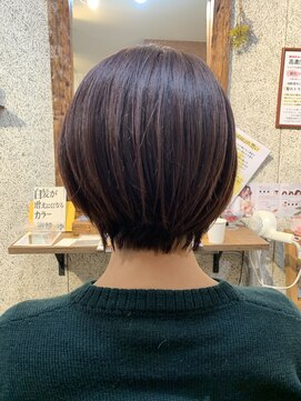 クラク 羽根木店(kuraku) ショート×レッドブラウン