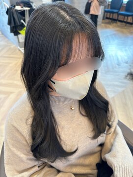 フィッティ 横須賀中央店(fiti) 韓国風くびれ巻き【韓国ヘア　レイヤーカット　顔まわりカット】