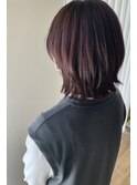 ミディアムレイヤー ピンクベージュ