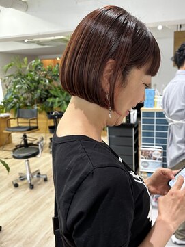 オーシャン(Ocean) ［Ocean Hair&Life 水田］髪質改善ツヤカラー☆ピンクブラウン