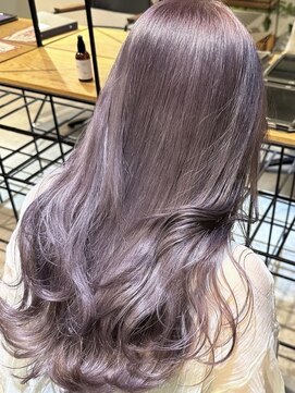 ラヴィズム 名駅店(LUVISM) 10代20代30代ラベンダーベージュダブルカラーブリーチ名駅名古屋