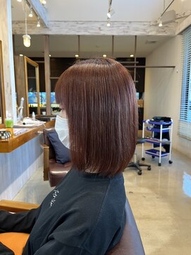 ラ メール ヘア デザイン(La mer HAIR DESIGN) 艶髪ピンクブラウンカラー