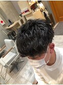 メンズカット#12 ニュアンスパーマ/ダウンパーマ/黒髪短髪