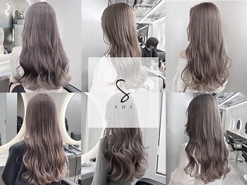 サイ アオヤマ(sai AOYAMA)の写真/顔まわりはもちろん後姿も美人見え◎束ねても垢抜けるヘアスタイルに♪ブリーチデビューもおまかせ◎