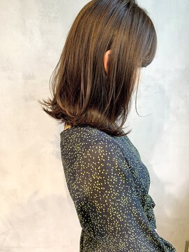 キチ(kichi.) [kichi.] レイヤーロブ×くすみブラウン