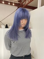 ブリックマウントヘアメイク(Blic mt hair make)&nbsp;アジサイカラーロング