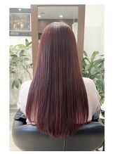 ヘアー ラウンジ コン モア(hair lounge Comme moi) 春のアッシュピンク♪