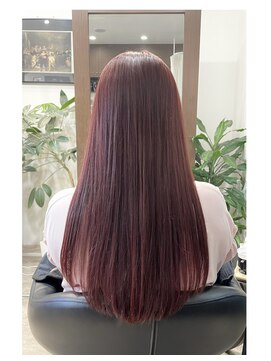 ヘアー ラウンジ コン モア(hair lounge Comme moi) 春のアッシュピンク♪
