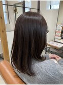 透明感抜群グレージュ◎色落ち可愛いまとまる鎖骨ボブ◎