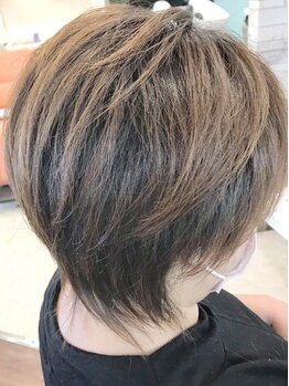 ヘアー バイ ミーズ(hair by Mii’s)の写真/【柳生】脱！老けショート。大人女性の生え際やうねりを熟知したカット技術で若々しいスタイルをご提供♪