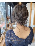 波ウェーブアップスタイルヘアセットヘアアレンジ