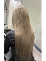 アーチフォーヘア 心斎橋店(a-rch for hair)&nbsp;プルエクステでハイトーンロング