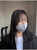 韓国風顔まわりカット×透明感カラー《西新店》