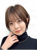 韓国風巻き　小顔ショート　ハンサムショート