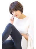 ひし形ショートボブ