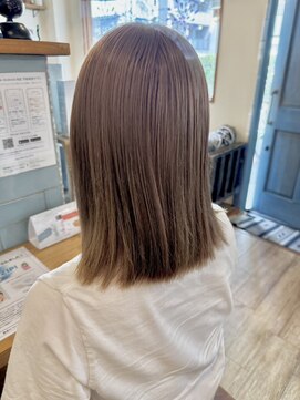 コージー リゾート バイ アンツ 茅ヶ崎駅前店(cozy resort by ANT'S) くびれヘア/アプリコットオレンジ/ハイライトカラー/茅ケ崎