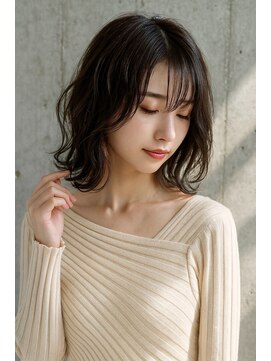 サードバイローラン(THiRD by ROULAND) 【THiRD】暗めカラーフェイスフレーミンググランマッシュ