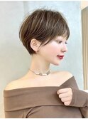 ショートボブショートヘア丸みショート大人ショート30代40代50代