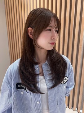 ロンド アンブル 四条烏丸(Lond ambre) 大人レイヤー/韓国/ココアベージュ/小顔