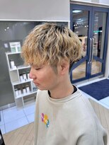 ユニ バイ マグ 長野店(Uni.by Mag) ハイトーンメンズマッシュツイストスパイラル