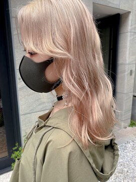 ミルクティーベージュ/ハイトーンカラー/ブリーチカラー