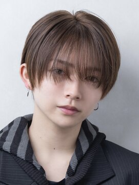 ラウンドシースルーマッシュメンズサロン曲がる縮毛矯正心斎橋