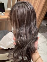 エジョン 八幡山店(Aejon) 大人レイヤーカット白髪ぼかし脱白髪染め40代50代60代