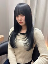 ボタン テンジン(VOTAN tenjin)&nbsp;【杉本大地】韓国ヘア/レイヤーカット/ブルーブラック/天神