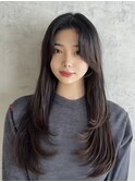 【スリークカット】韓国ヘア/レイヤーカット/髪質改善