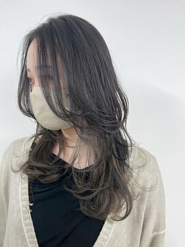 リシャルム 新保店(Re charme) 【透け感】ダークグレージュレイヤー