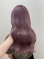 ユニ バイ マグ 長野店(Uni.by Mag) 透明感抜群♪ダブルカラーブリーチピンクラベンダー