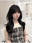 前髪カット/レイヤーカット/ダブルカラー/髪質改善/縮毛矯正