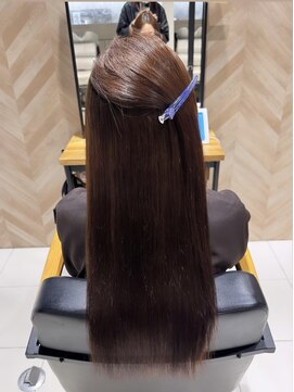 アース 郡山コスモス通り店(HAIR&MAKE EARTH) 自然な艶ストレート×縮毛矯正