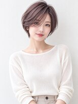 ソルナ 西宮(SOLUNA) 大人かわいい暗めラベンダーベージュショート
